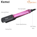 Kemei-KM-2113-StraightCare-Hair-Straightener-for-Women