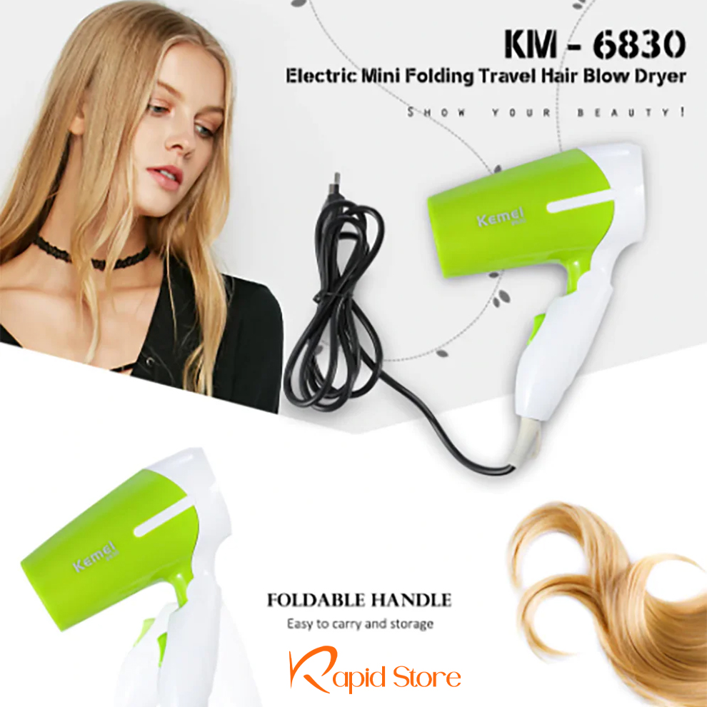 
Kemey-KM-6830-Foldable-Hair-Dryer-for-Women