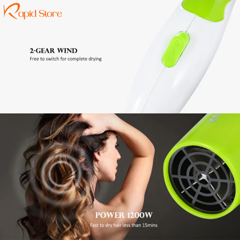 
Kemey-KM-6830-Foldable-Hair-Dryer-for-Women