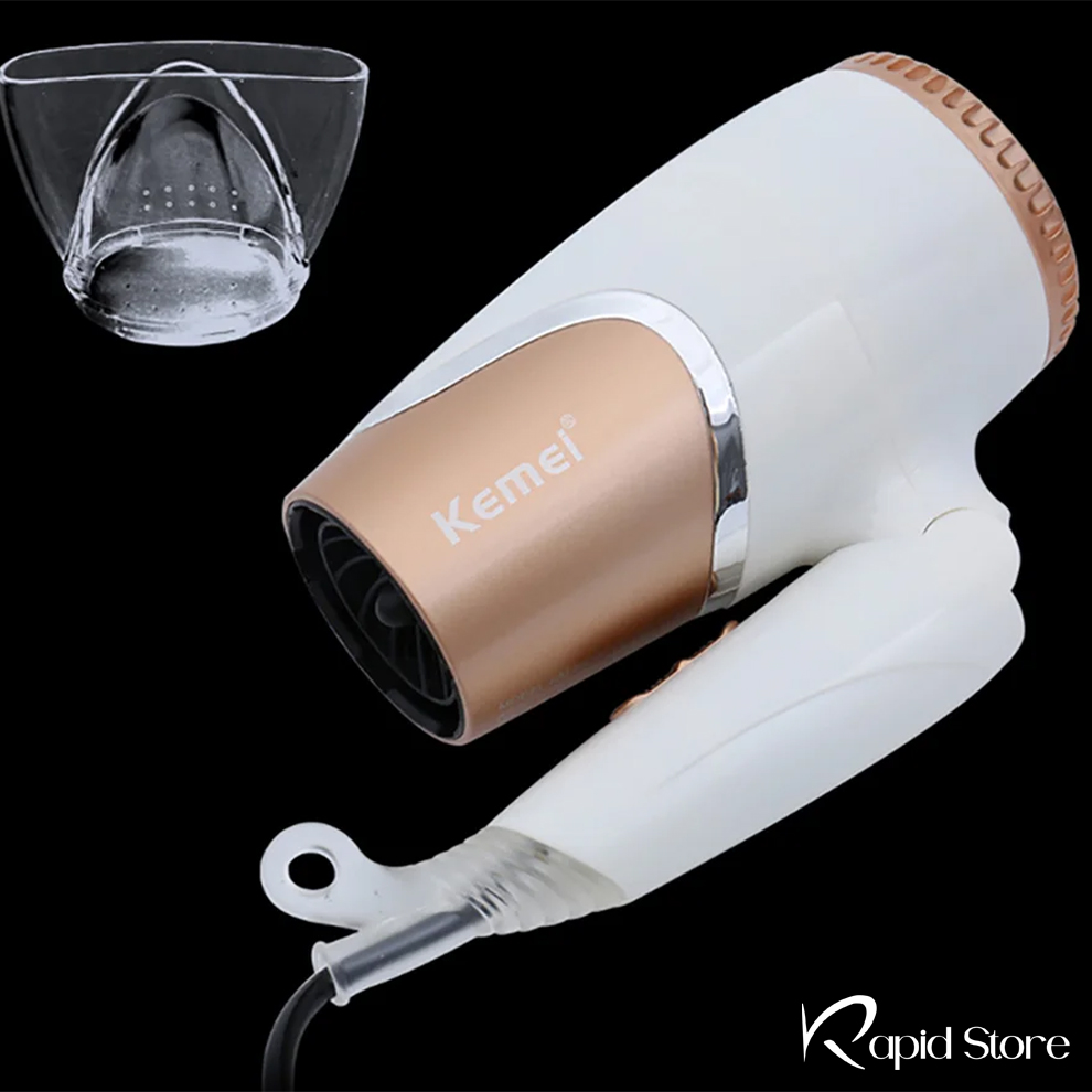 Kemey KM-6832 Foldable Hair Dryer for Women