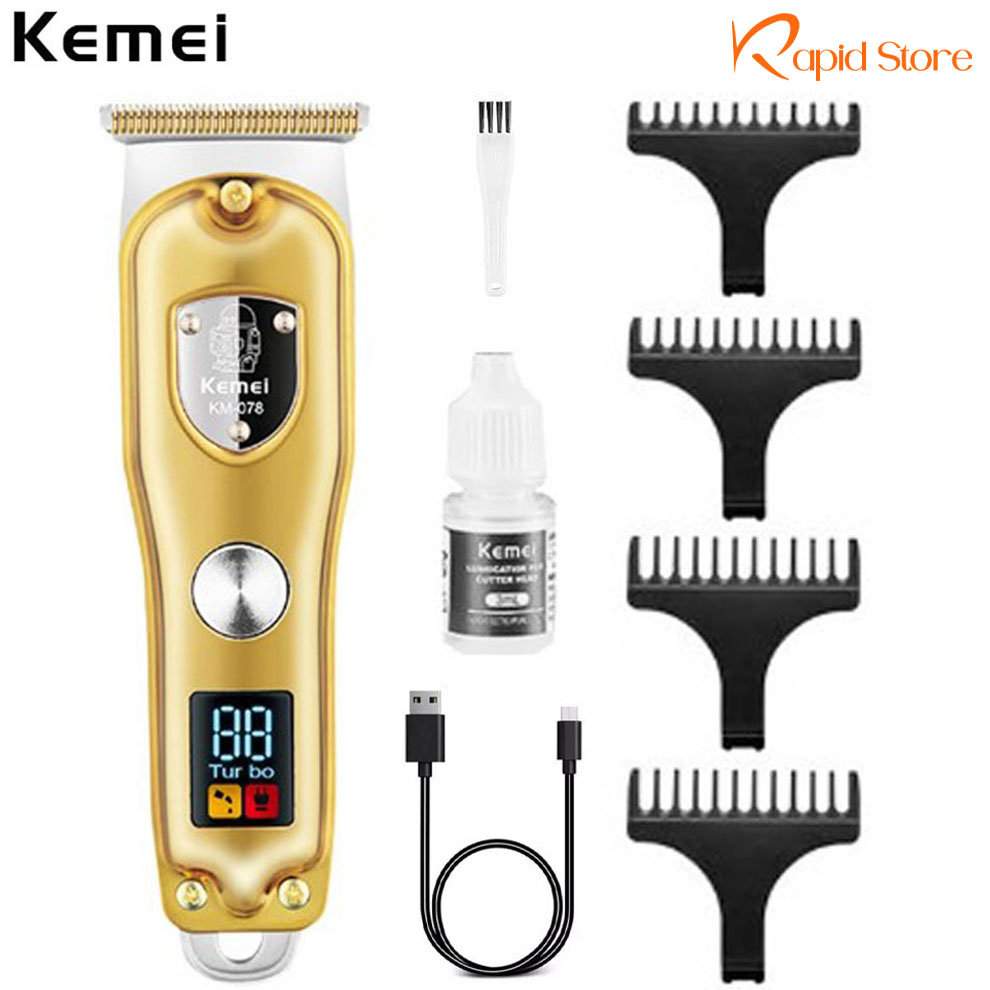 rapid trimmer km-078 1 Kemei KM-078 Hair Clipper and Beard Trimmer for Men - Image 1