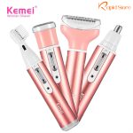 Kemei-KM-6637-4-in-1-Face-Eyebrow-Nose-Lady-Shaver-for-Women