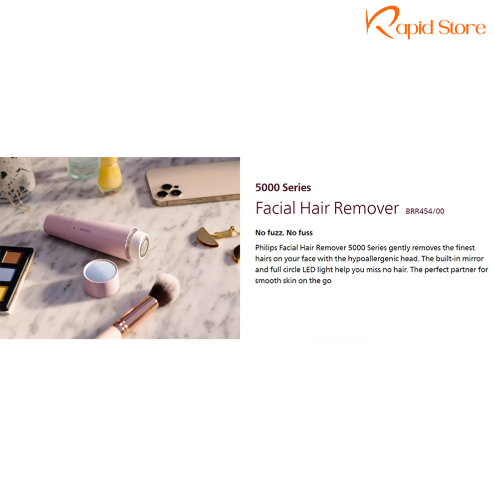 Philips-BRR454-00-Facial-Hair-Remover-5000-Series-Trimmer-for-Women