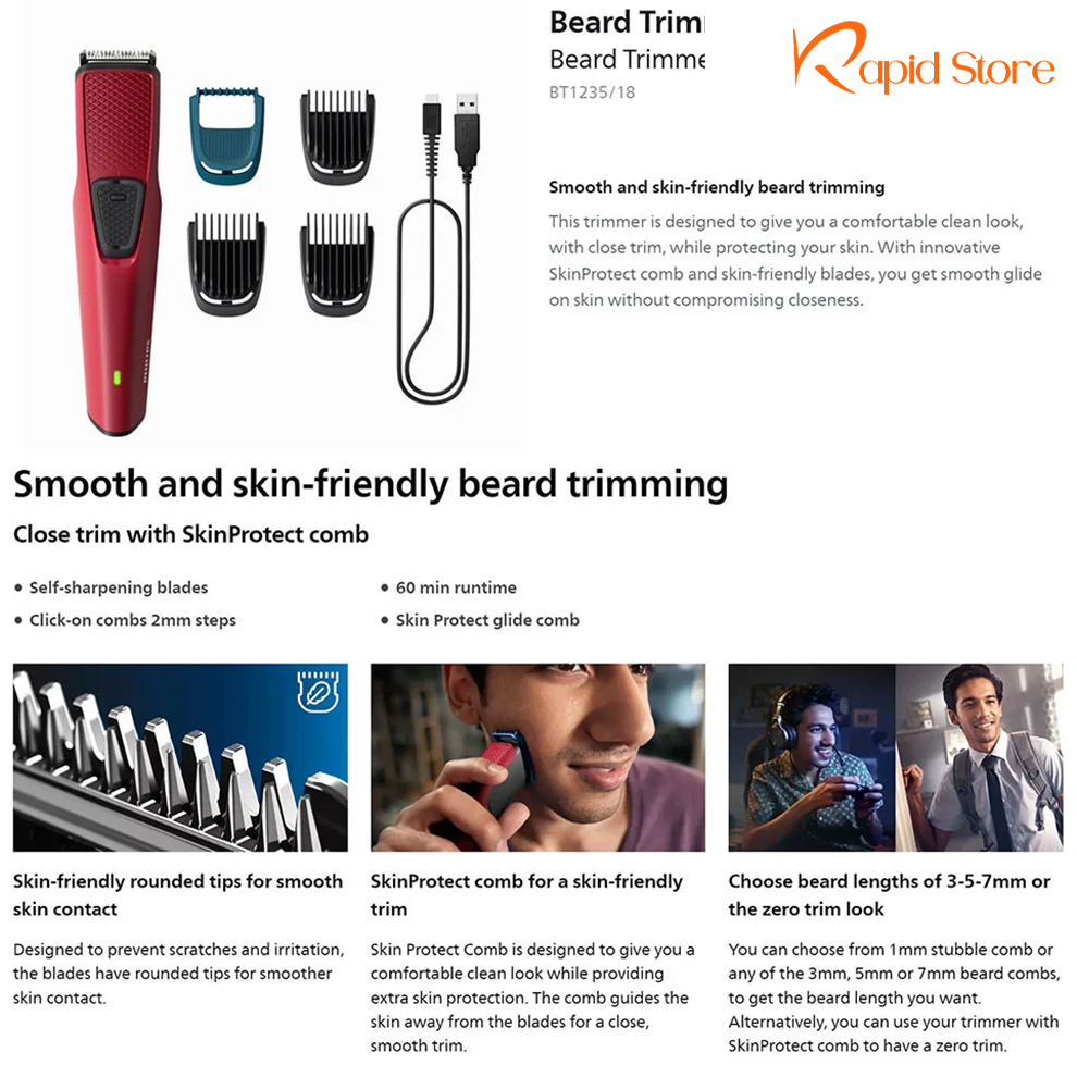 Philips-BT1235-18-Professional-Beard-Trimmer-Series-1000-for-Men