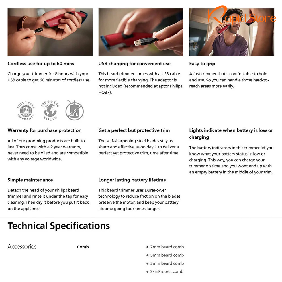 Philips-BT1235-18-Professional-Beard-Trimmer-Series-1000-for-Men