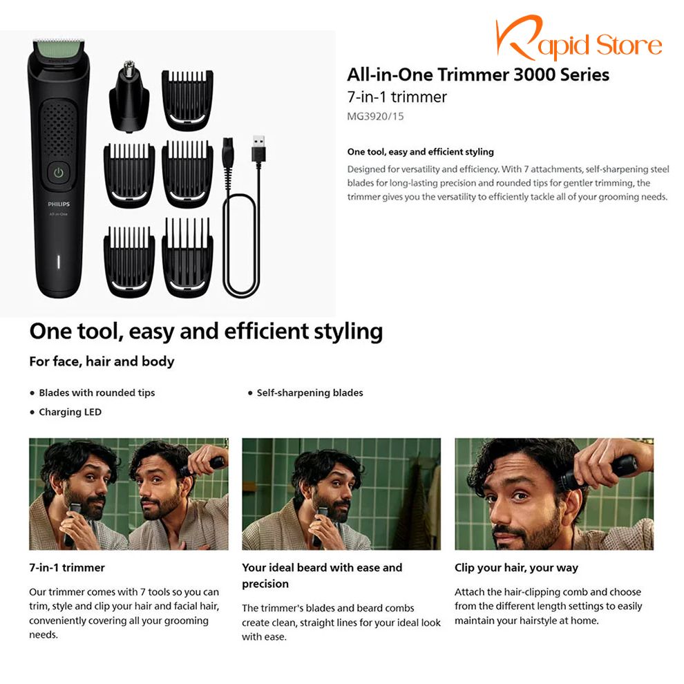 Philips-MG3920-15-All-in-One-Body-Trimmer-3000-Series-for-Men