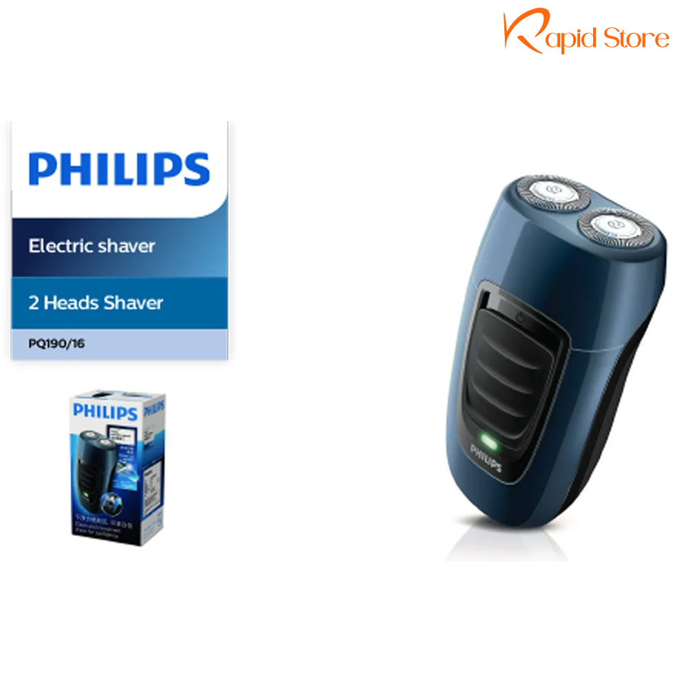 Philips-PQ190-16-Rechargeable-Twin-Blades-Rotary-Clean-Shaver-for-Men