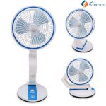 LR 2018 Rechargeable Folding Table Fan with Light