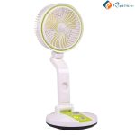 LR 2018 Rechargeable Folding Table Fan with Light