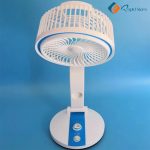 LR 2018 Rechargeable Folding Table Fan with Light