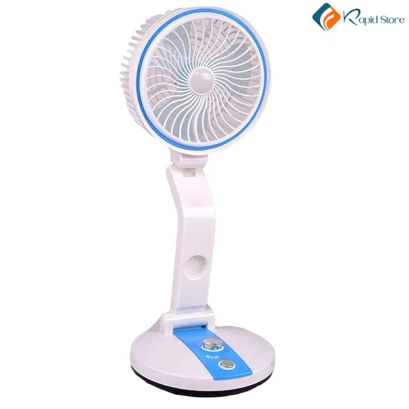 LR 2018 Rechargeable Folding Table Fan with Light