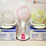 LR 2018 Rechargeable Folding Table Fan with Light - Image 8