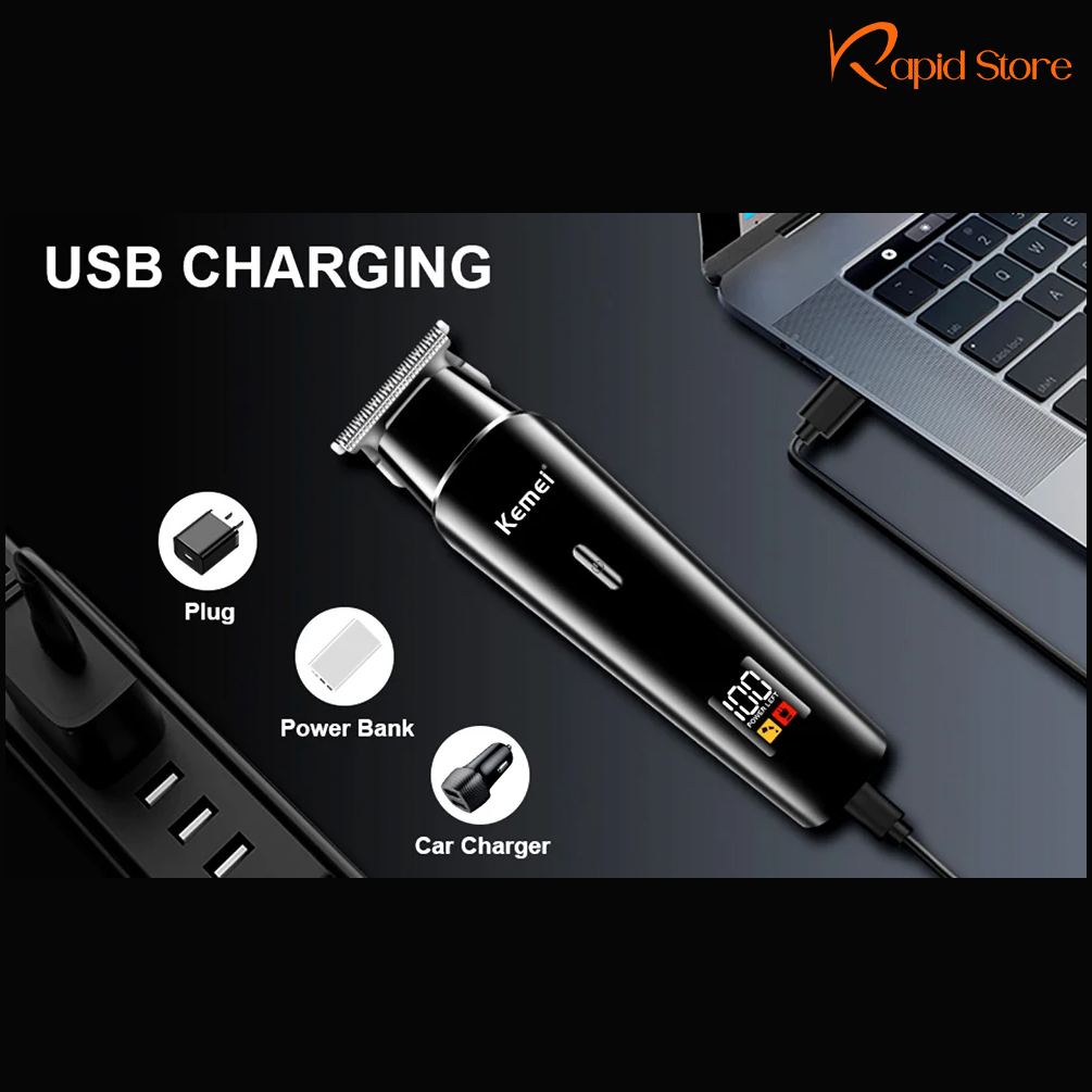 Kemei KM-1113 Hair Clipper and Beard Trimmer for Men