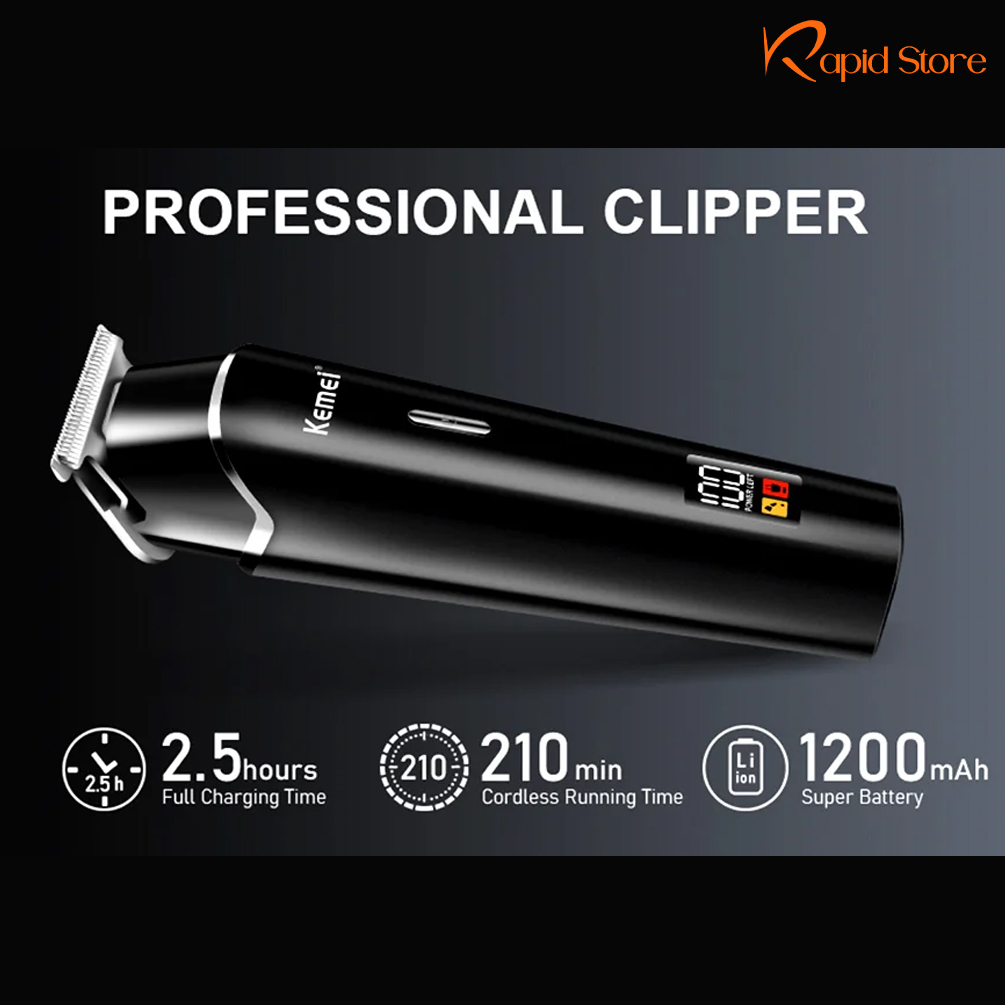 Kemei KM-1113 Hair Clipper and Beard Trimmer for Men