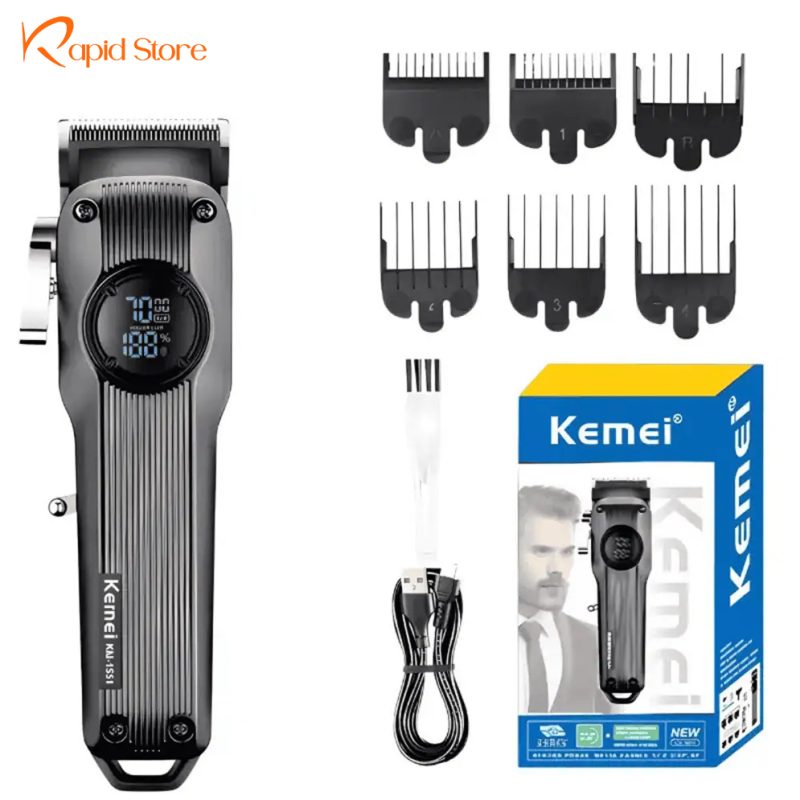 Kemei KM 1551 Professional Hair Clipper and Beard Trimmer