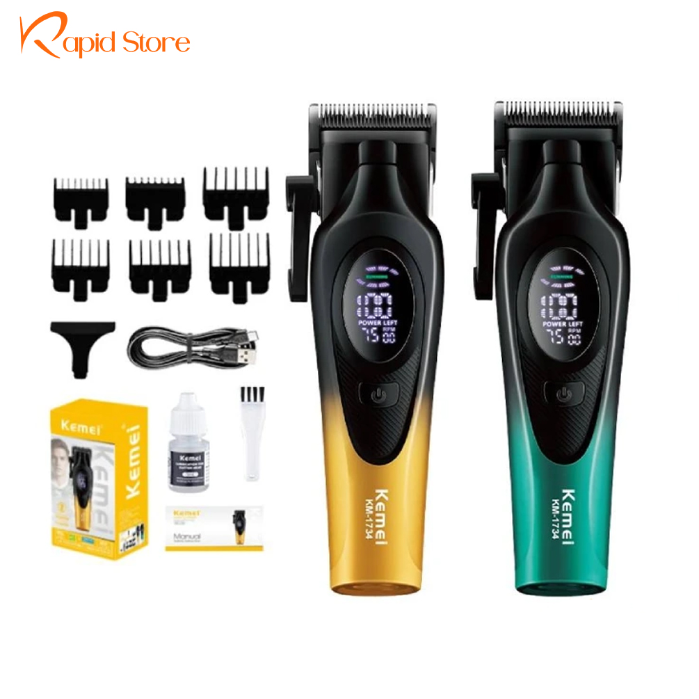 Kemei KM-1734 Professional Hair Clipper & Trimmer