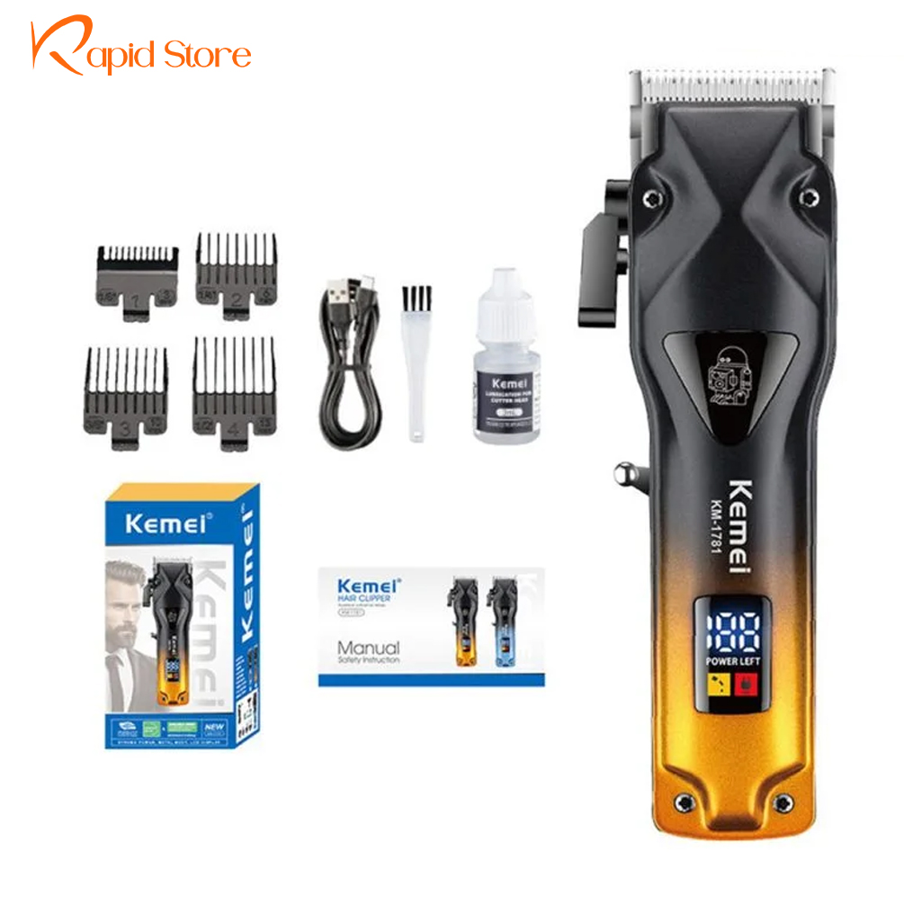 Kemei KM-1781 Professional Hair Cliper & Trimmer for Men