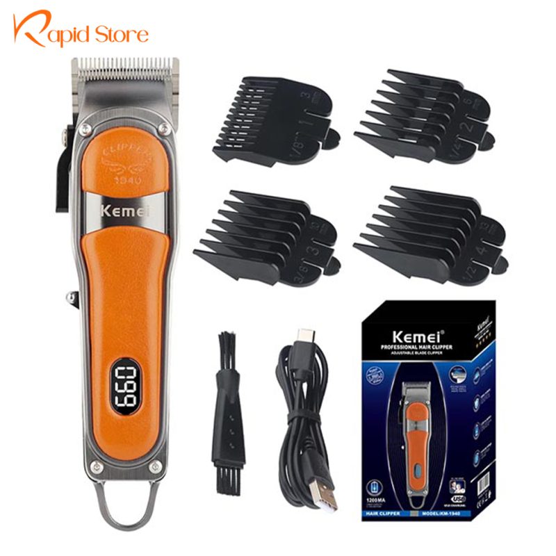 Kemei KM-1940 Professional Hair Clipper And Beard Trimmer