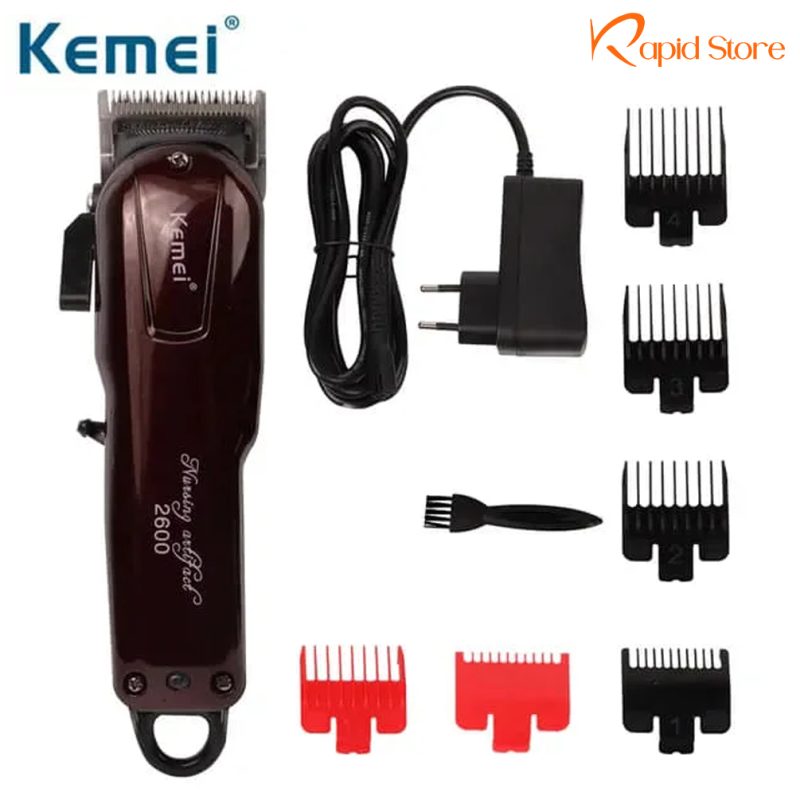 Kemei KM-2600 AC/DC Hair Clipper Trimmer