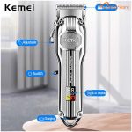 Kemei KM-517 Full Metal Body Rechargeable Trimmer