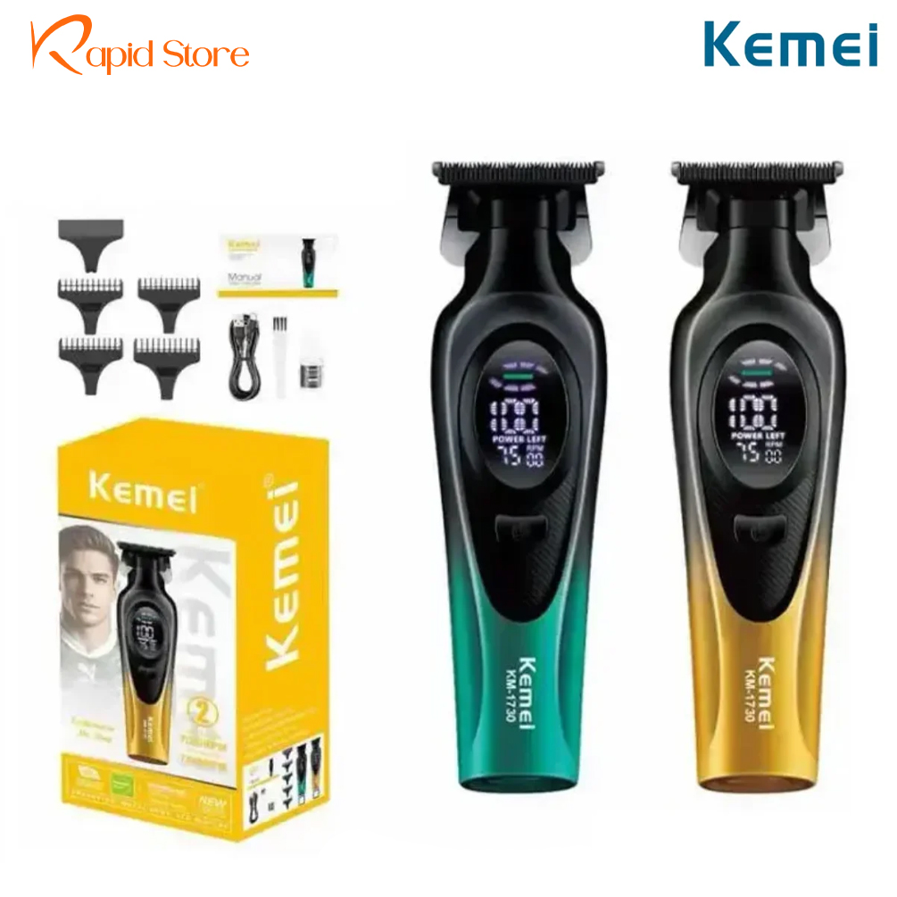 Kemei KM‑1730 Hair and Beard Trimmer for Men