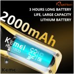 Kemei KM-1800 Professional Hair Clipper for Men