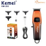Kemei KM-263 Professional Hair Clipper and Beard Trimmer Salon Series for Men