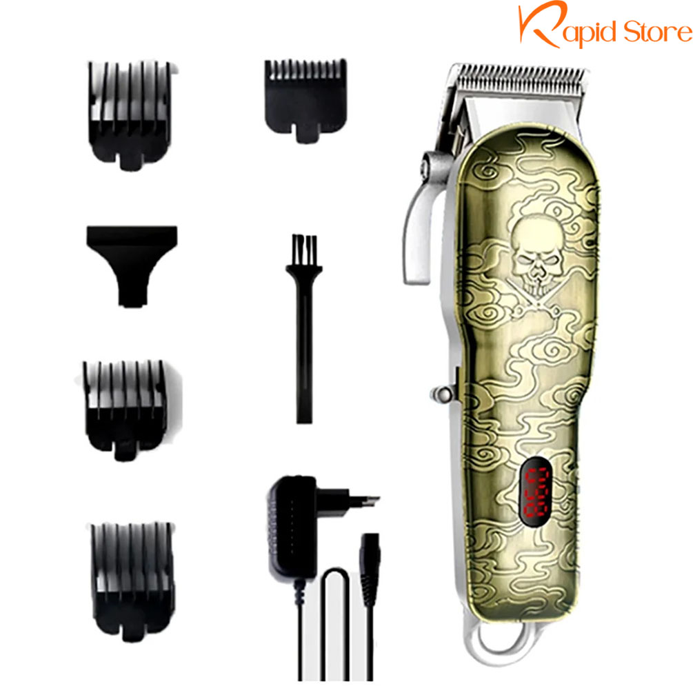 Kemei Km-227 Rechargeable Hair Clippers for Men AC/DC