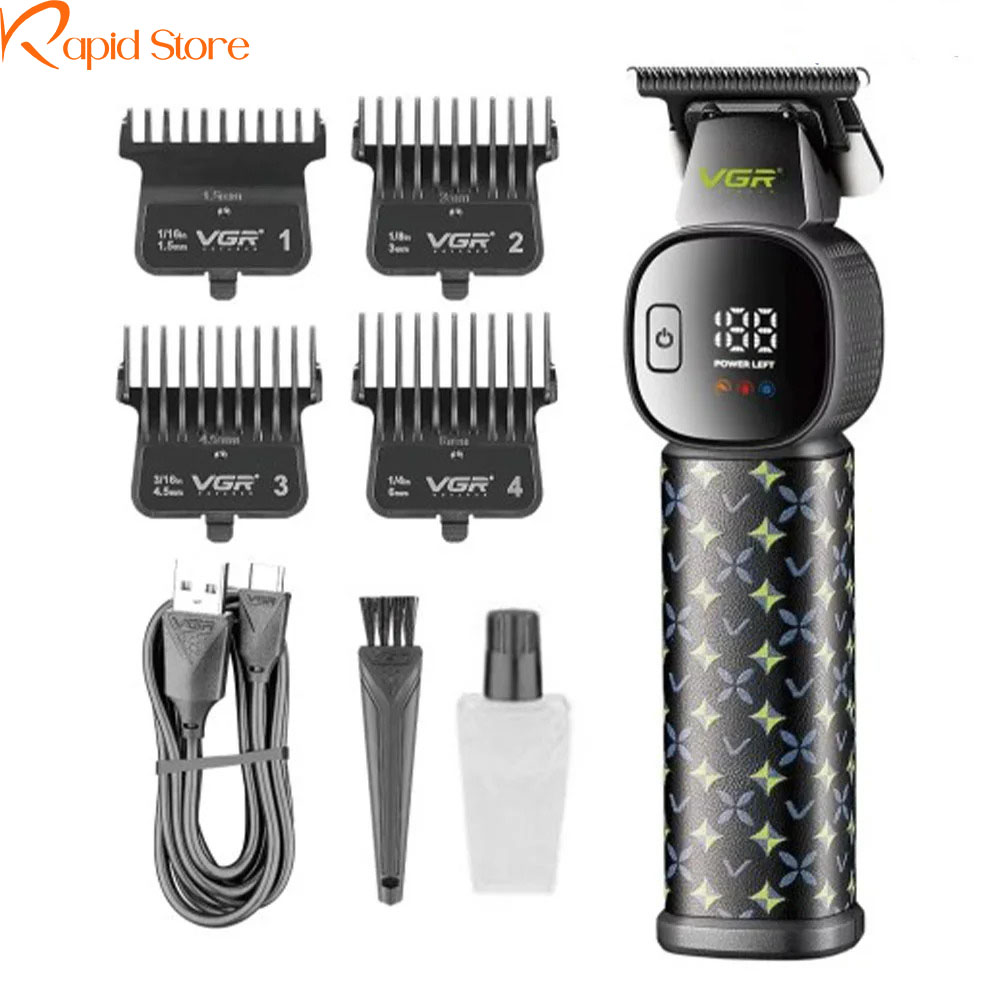 VGR V-185 Professional Hair Clipper and Beard Trimmer Salon Series for Men