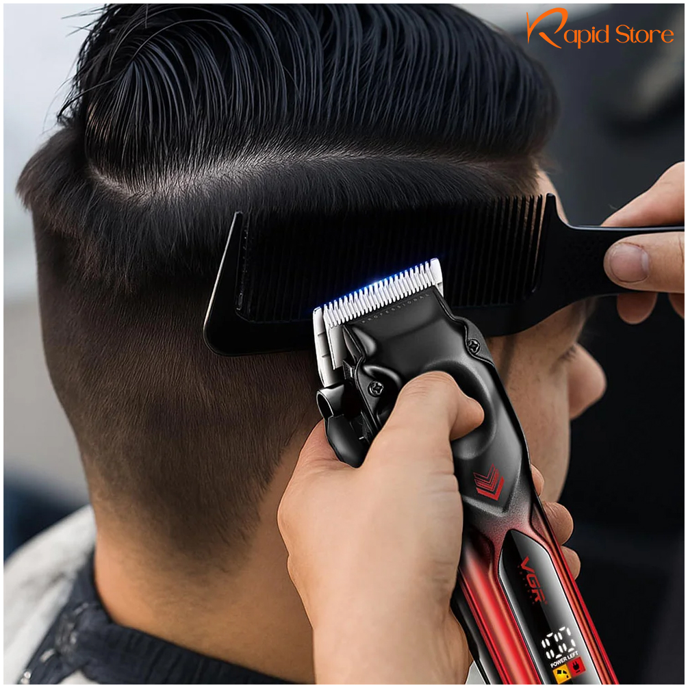 VGR V-656 Professional Hair Clipper and Beard Trimmer Salon Series for Men